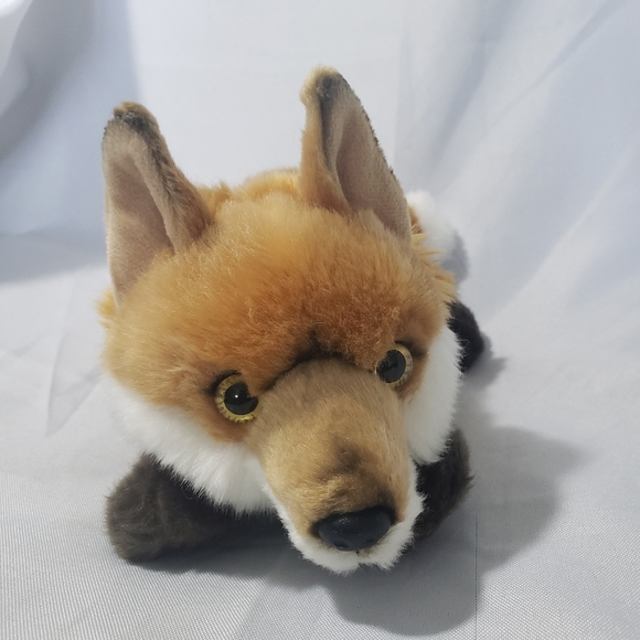 🌞SOLD🌞 Miyoni by Aurora 15-Inch Fox Plush Stuffed Animal 2018 Red White Brown - Picture 12 of 12